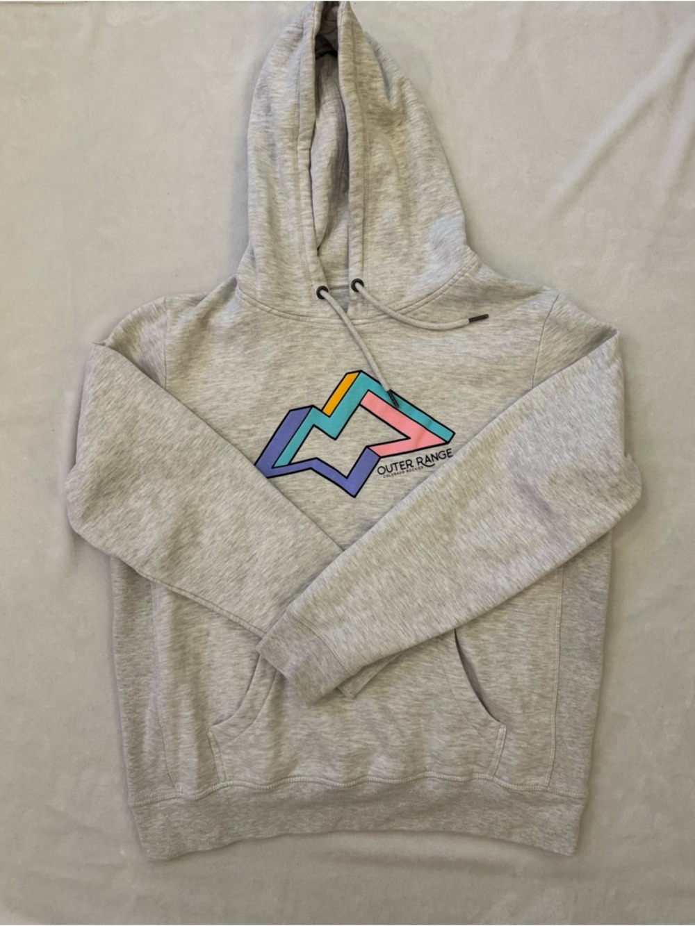 Outer Range Brewery Gray Graphic Pullover Hoodie - Men